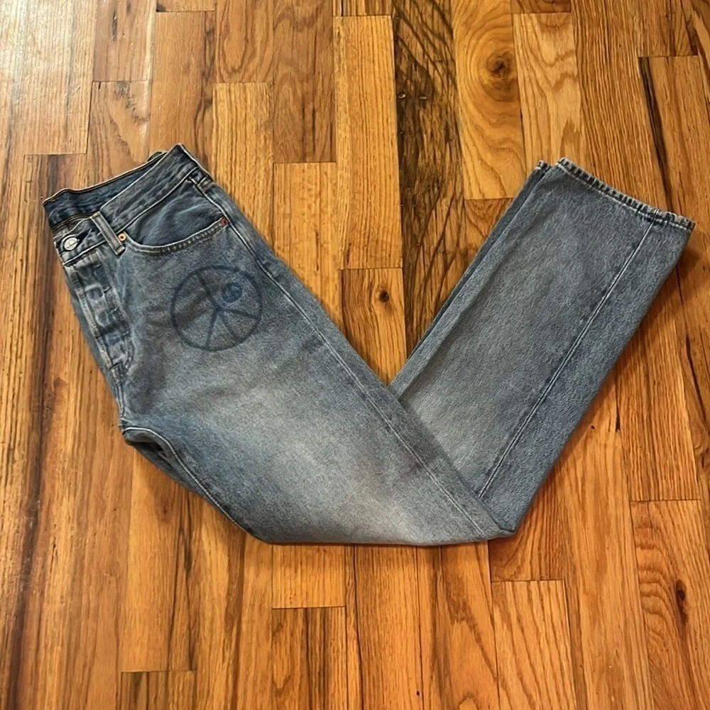 Levi’s 501 Jeans with Peace Sign 150th year